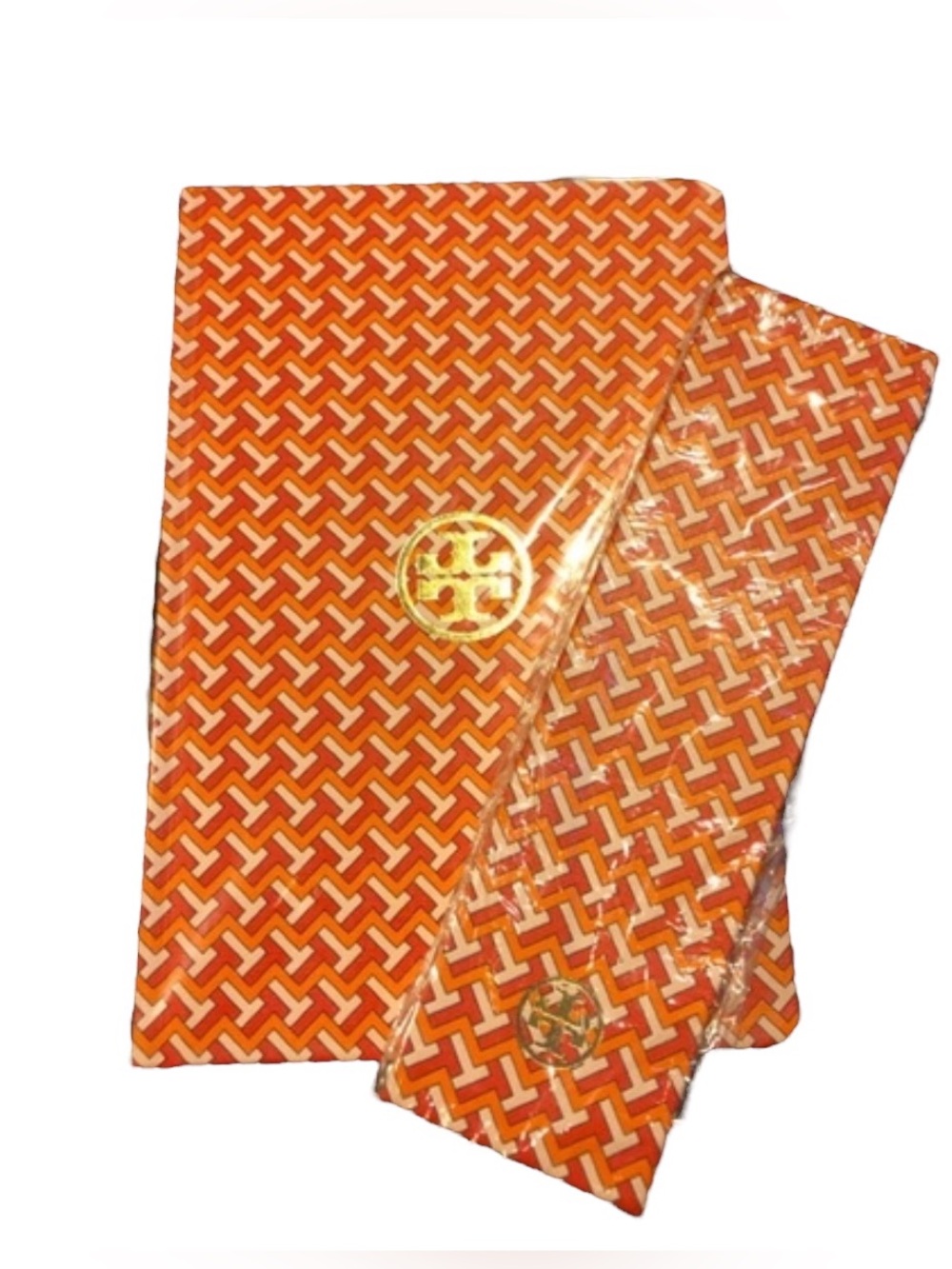 Rare! Tory Burch T-Zag Designer Notebook & Pencil Case Gift Set NWOT